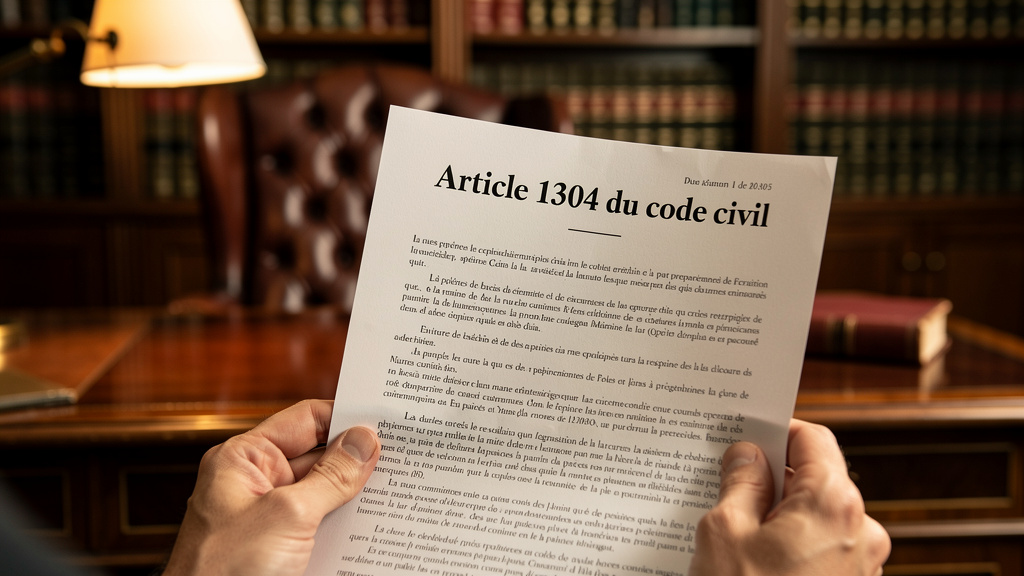 Les obligations créées par l'article 1304 du code civil en 2026